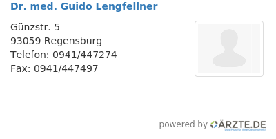 Dr med guido lengfellner