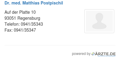 Dr med matthias postpischil
