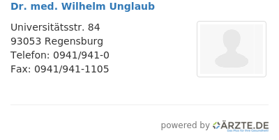 Dr med wilhelm unglaub