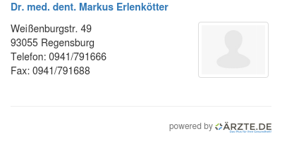 Dr med dent markus erlenkoetter