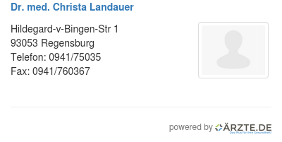 Dr med christa landauer
