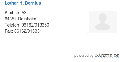 Lothar h bernius
