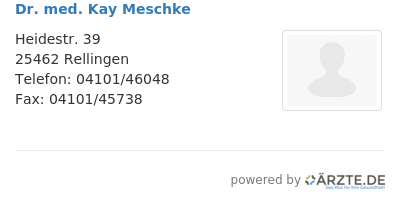 Dr med kay meschke