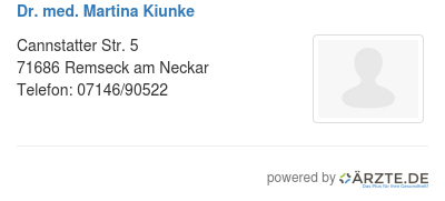 Dr med martina kiunke 577545