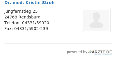 Dr med kristin stroeh