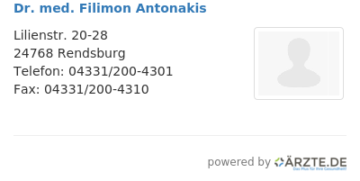 Dr med filimon antonakis