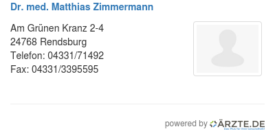 Dr med matthias zimmermann 515921