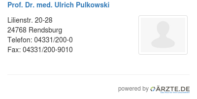 Prof dr med ulrich pulkowski