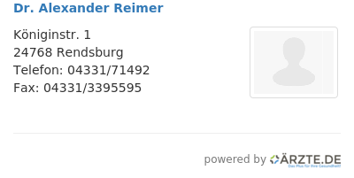 Dr alexander reimer 651121