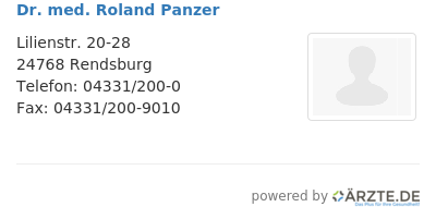 Dr med roland panzer 430569