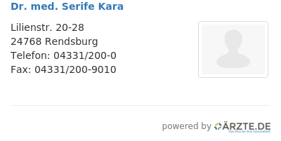 Dr med serife kara