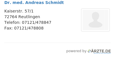 Dr med andreas schmidt 254577