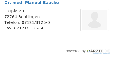 Dr med manuel baacke 596898