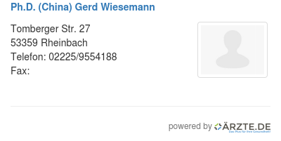 Ph d china gerd wiesemann 251942