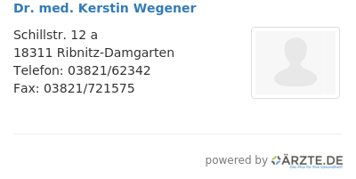 Dr med kerstin wegener