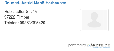 Dr med astrid manss harhausen