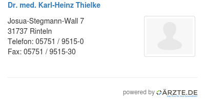 Dr karl heinz thielke