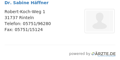 Dr sabine haeffner