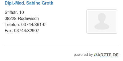 Dipl med sabine groth