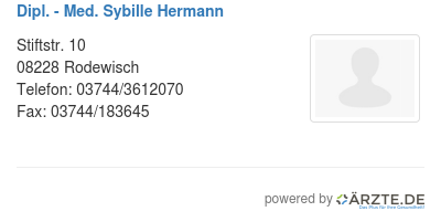 Dipl med sybille hermann
