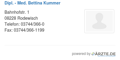 Dipl med bettina kummer