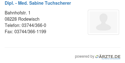 Dipl med sabine tuchscherer