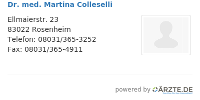 Dr med martina colleselli