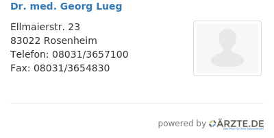 Dr med georg lueg