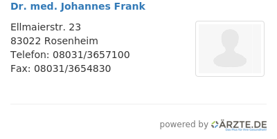 Dr med johannes frank 257285
