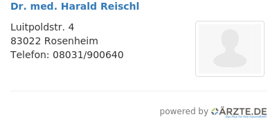 Dr med harald reischl 651063