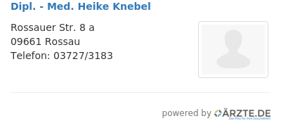 Dipl med heike knebel