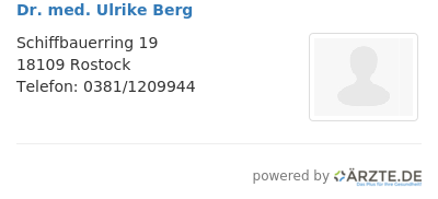 Dr med ulrike berg 253333