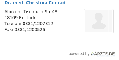 Dr med christina conrad