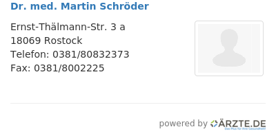 Dr med martin schroeder 254151