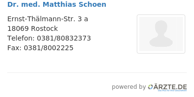 Dr med matthias schoen 427834