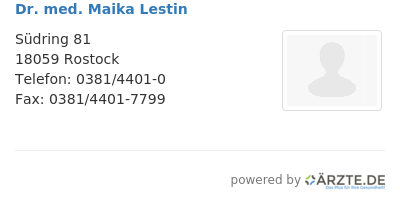 Dr med maika lestin