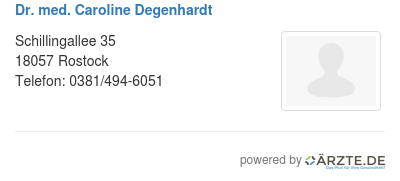 Dr med caroline degenhardt