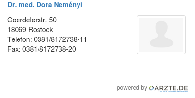 Dr med dora nemenyi