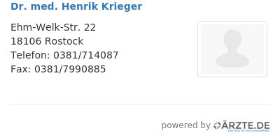 Dr med henrik krieger