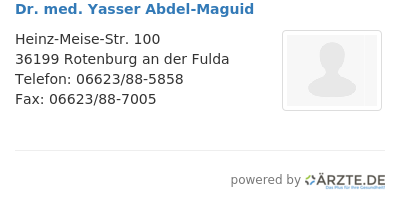 Dr med yasser abdel maguid