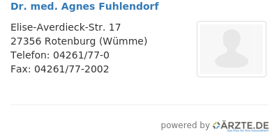 Dr med agnes fuhlendorf 664328