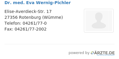 Dr med eva wernig pichler