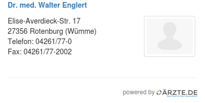 Dr med walter englert