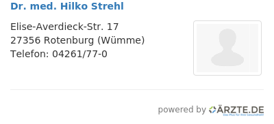 Dr med hilko strehl 647540