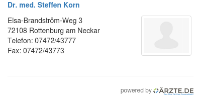Dr med steffen korn