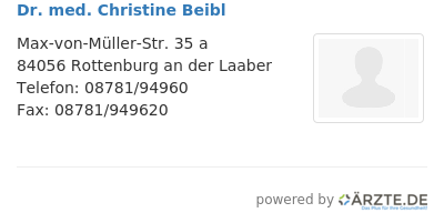 Dr med christine beibl