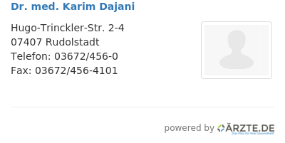 Dr med karim dajani