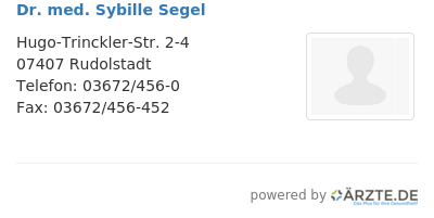 Dr med sybille segel 590537
