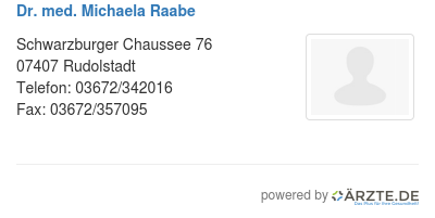 Dr med michaela raabe