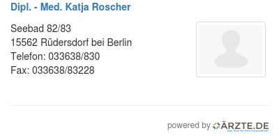 Dipl med katja roscher